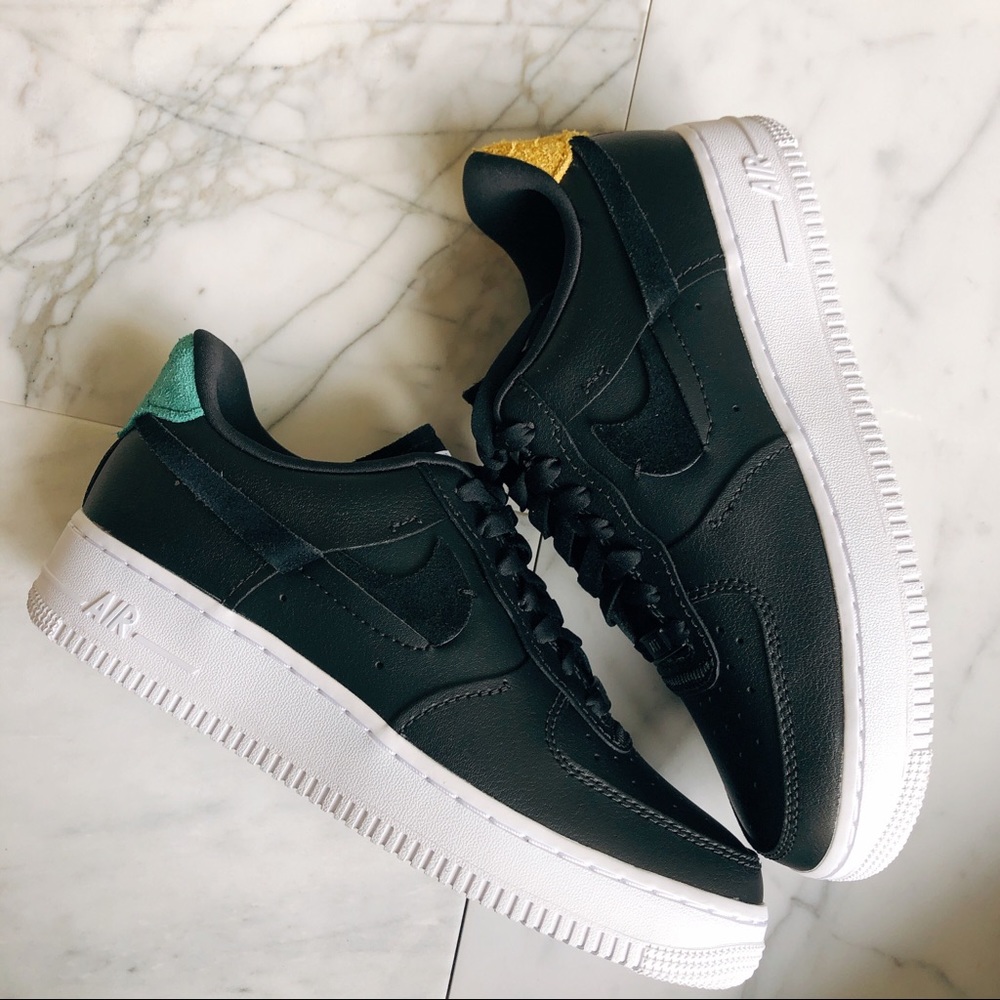 Air force 1 black leather - Picture 7 of 8